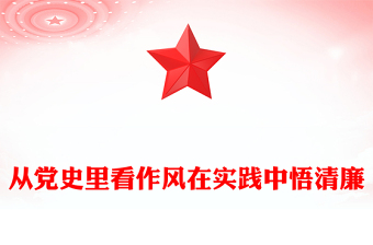 2025精选从党史里看作风在实践中悟清廉讲稿免费下载