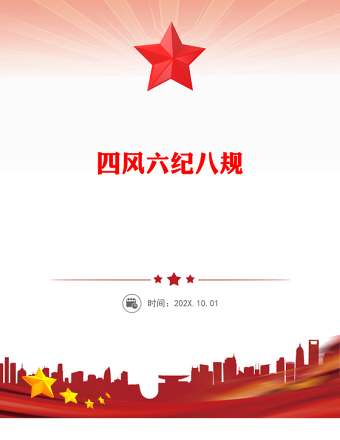 2025精品四风六纪八规党的作风建设党课讲稿免费下载
