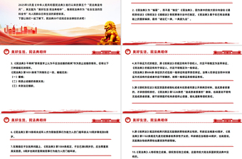 2025免费民法典宣传月PPT关于《民法典》的50个法律知识点课件免费下载